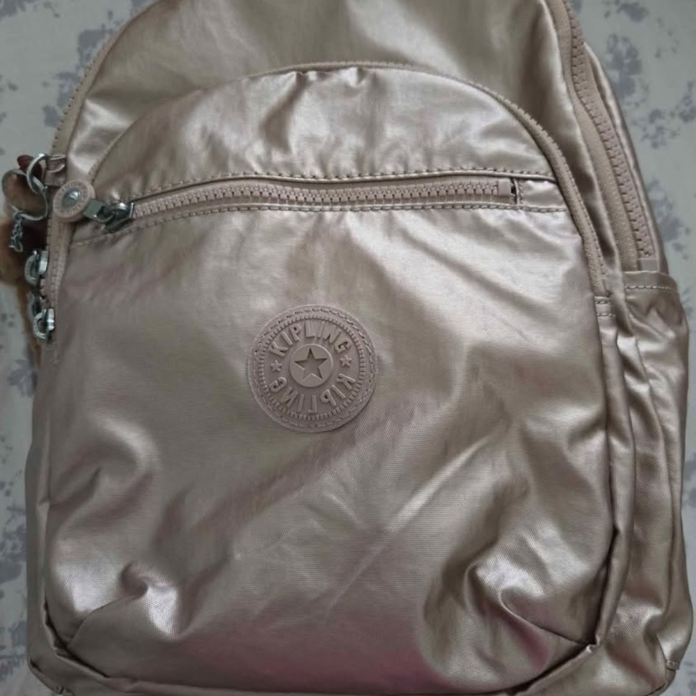 Kipling Metallic Backpack